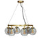 Como chandelier brass