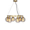 Como chandelier brass