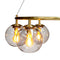 Como chandelier brass