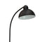 Eric black floor lamp flat base