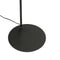 Eric black floor lamp flat base