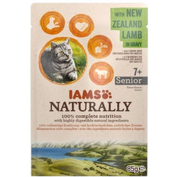 IAMS Naturally Senior with New Zealand lamb in gravy - nat kattenvoer - 85g