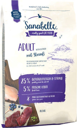 BOSCH Sanabelle Adult Ostrich - droog kattenvoer - 10kg