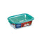 Rechthoekige lunchbox met deksel Luminarc Keep'n Lagon Turkoois 1,97 l 22 x 15,6 x 7,2 cm Glas (6...