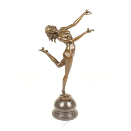 BRONZEN BEELD VAN DE BEDRIEGSTER
