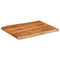 Tafelblad rechthoekig natuurlijke rand 70x60x3,8 cm acaciahout