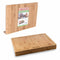 Bamboe Snijplank voor het Aanrecht Quttin 88909 (35 x 25 x 1,2 cm) Bamboe (8 Stuks)
