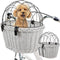 Hondenfietsmand - 45x30x30cm - tot 10 kg - wit