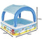 Bestway - opblaas zwembad met dak - 147x147x122cm
