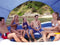 Opblaas eiland - Tropical Breeze - 389x274cm