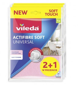 Vileda ACTIFIBRE Soft Universal Zacht doekje 2 +1st.