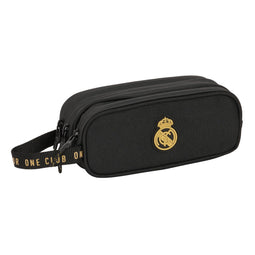 Pennenetui met 3 vakken Real Madrid C.F. Zwart 21 x 8.5 x 7 cm