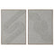 Schilderij Home ESPRIT Beige Modern Stads 50 x 4 x 70 cm (2 Stuks)