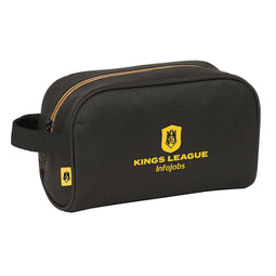 Reistasje Kings League Zwart 24 x 15 x 10 cm