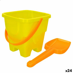 Strandspeelgoedset Colorbaby 17 cm 2 Onderdelen (24 Stuks)
