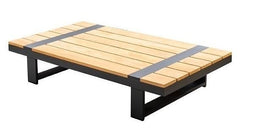 Yoi - Yuwaa coffee XL alu dark grey/teak