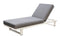 Yoi - Kazoku lounger alu white/mixed grey