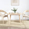 Tafelblad vierkant 70x70x2,5 cm massief grenenhout