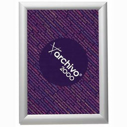 Toonbankdisplay Archivo 2000 Met lijst Zilverkleurig Din A4