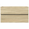Wastafelkast 80x38,5x45 cm spaanplaat sonoma eikenkleurig