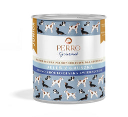 PERRO Gourmet Junior Deer with a pear - nat hondenvoer - 800g