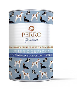 PERRO Gourmet Junior Deer with a pear - nat hondenvoer - 400g