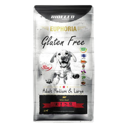 BIOFEED Euphoria Gluten Free Adult medium & large Beef - droog hondenvoer - 12kg