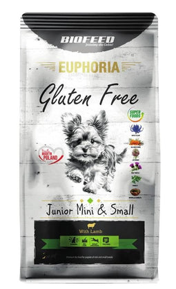 BIOFEED Euphoria Gluten Free Junior mini & small Lamb - droog hondenvoer - 12kg