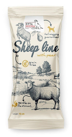 SYTA MICHA Sheep line Sheep with a pear - kauwstaaf voor hond - 12 cm