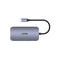 Hub USB Unitek D1071A Zwart Zilverkleurig