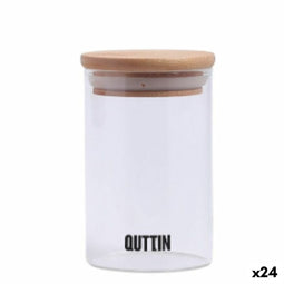 Transparante Glazen Kan Quttin 6,5 x 11 cm Siliconen 250 ml (24 Stuks)