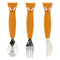 Trixie Siliconen Eetset - Mr. Fox, 3st.