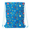 Rugtas met Koordjes The Paw Patrol Pups rule Blauw 26 x 34 x 1 cm