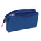 Pennenetui met 3 vakken Kings League 1k Blauw 22 x 12 x 3 cm