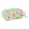 Pennenetui met 2 vakken Hello Kitty Groen Roze 21 x 8 x 6 cm 3D