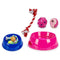 Voerbak voor honden Set Plastic 25,8 x 7,5 x 25,8 cm (12 Stuks)