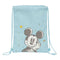 Rugtas met Koordjes Mickey Mouse Clubhouse Baby Blauw 26 x 34 x 1 cm