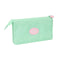 Pennenetui met 3 vakken BlackFit8 Moon Groen 22 x 12 x 3 cm