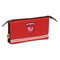Pennenetui met 3 vakken Kings League Aniquiladores Rood 22 x 12 x 3 cm