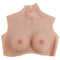 Borstprothese voor travestieten D-cup silicone naturel