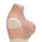 Borstprothese voor travestieten E-cup silicone naturel