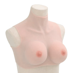 Borstprothese voor travestieten E-cup silicone kaukasisch