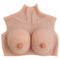 Borstprothese voor travestieten H-cup silicone naturel