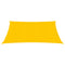Zonnezeil 160 g/m 2x2 m HDPE geel