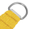 Zonnezeil 160 g/m 2x2 m HDPE geel