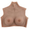 Borstprothese voor travestieten C-cup silicone tan