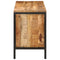 Schoenenbankje 110x35x51 cm massief mangohout