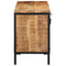 Schoenenkast 110x35x53 cm massief ruw mangohout