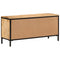 Schoenenkast 110x35x53 cm massief ruw mangohout