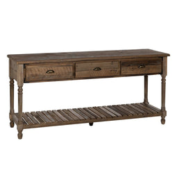 Console Bruin Sparrenhout Hout MDF 184,5 x 50 x 86,8 cm
